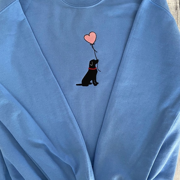 Valentine Lab Embroidered Sweatshirt - Picture 2 of 3